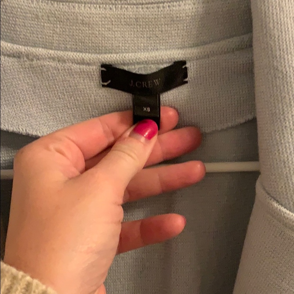 J Crew Light Blue 3/4 length Sweater Size XS - Picture 2 of 3